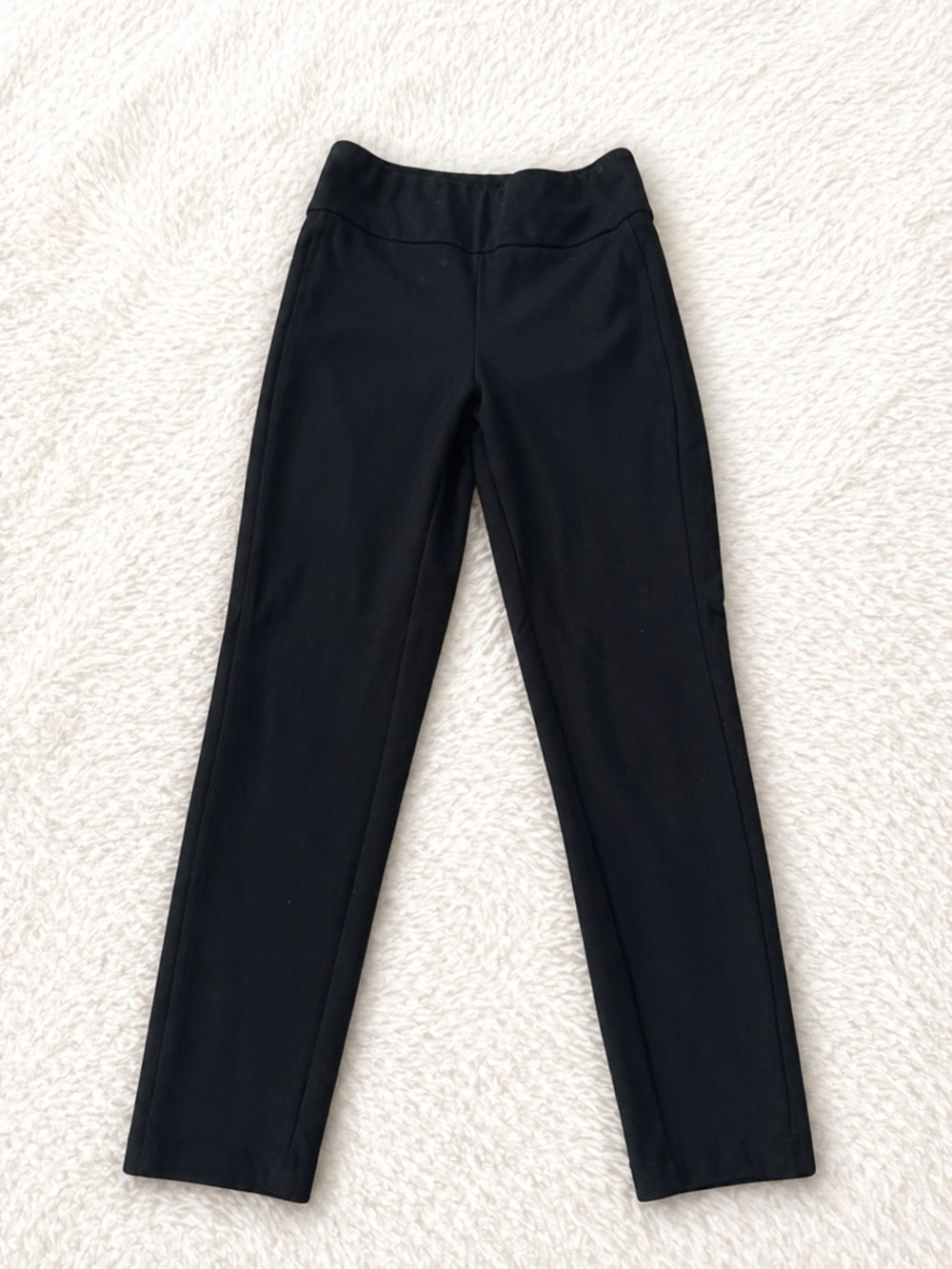 Express Columnist High Rise Ankle Pants XS Black Stretch Slim Work Career